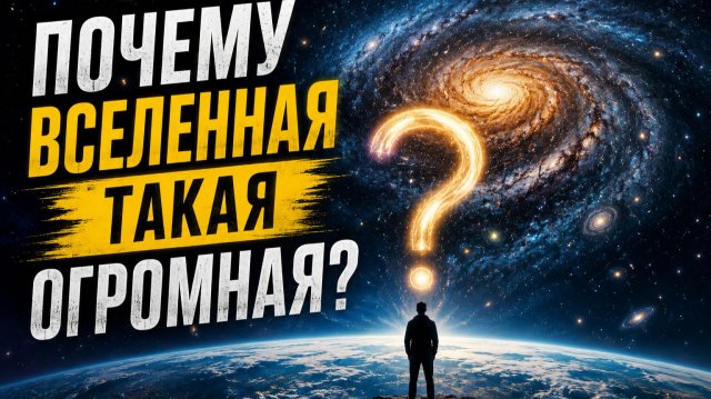 Почему вселенная такая огромная Почему вселенная такая огромная