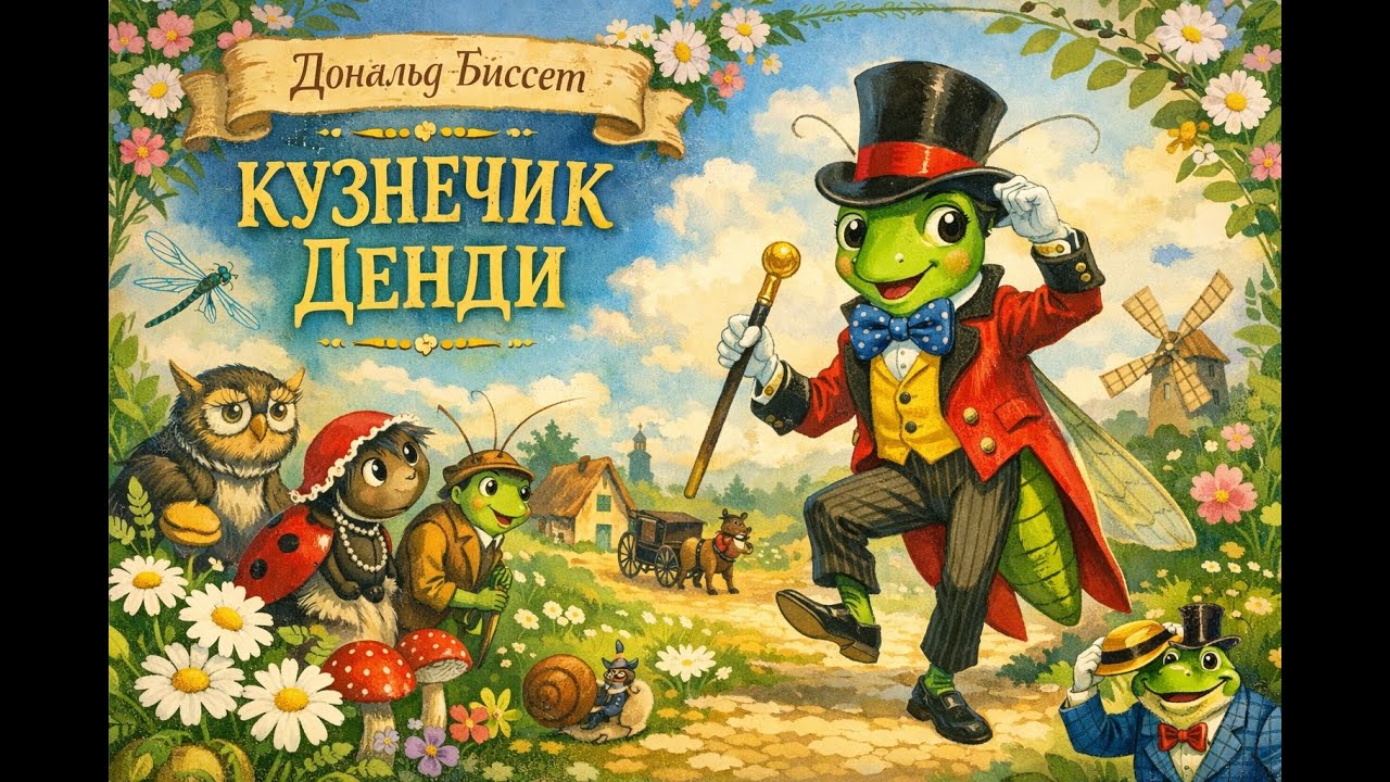 🦗 Кузнечик Денди — Дональд Биссет | Добрая сказка на ночь. Читает Сергей Страхов смотреть онлайн