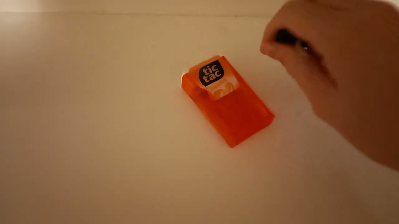 Убивание коробочки от TIC TACa