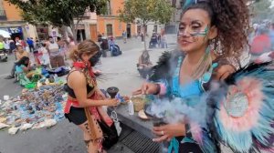 JOYOUS SPIRITUAL CLEANSING LIMPIA in The Mexico City Zocalo Square by Indigenous Female _Fan_ 🇲🇽