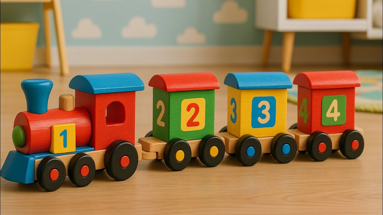 🚂💨 Учим Цифры с Паровозиком! 🔢✨ смотреть онлайн