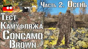 Тест камуфляжа CONCAMO Brown. Часть 2. Осень / Camouflage test CONCAMO Brown. Part 2. Autumn
