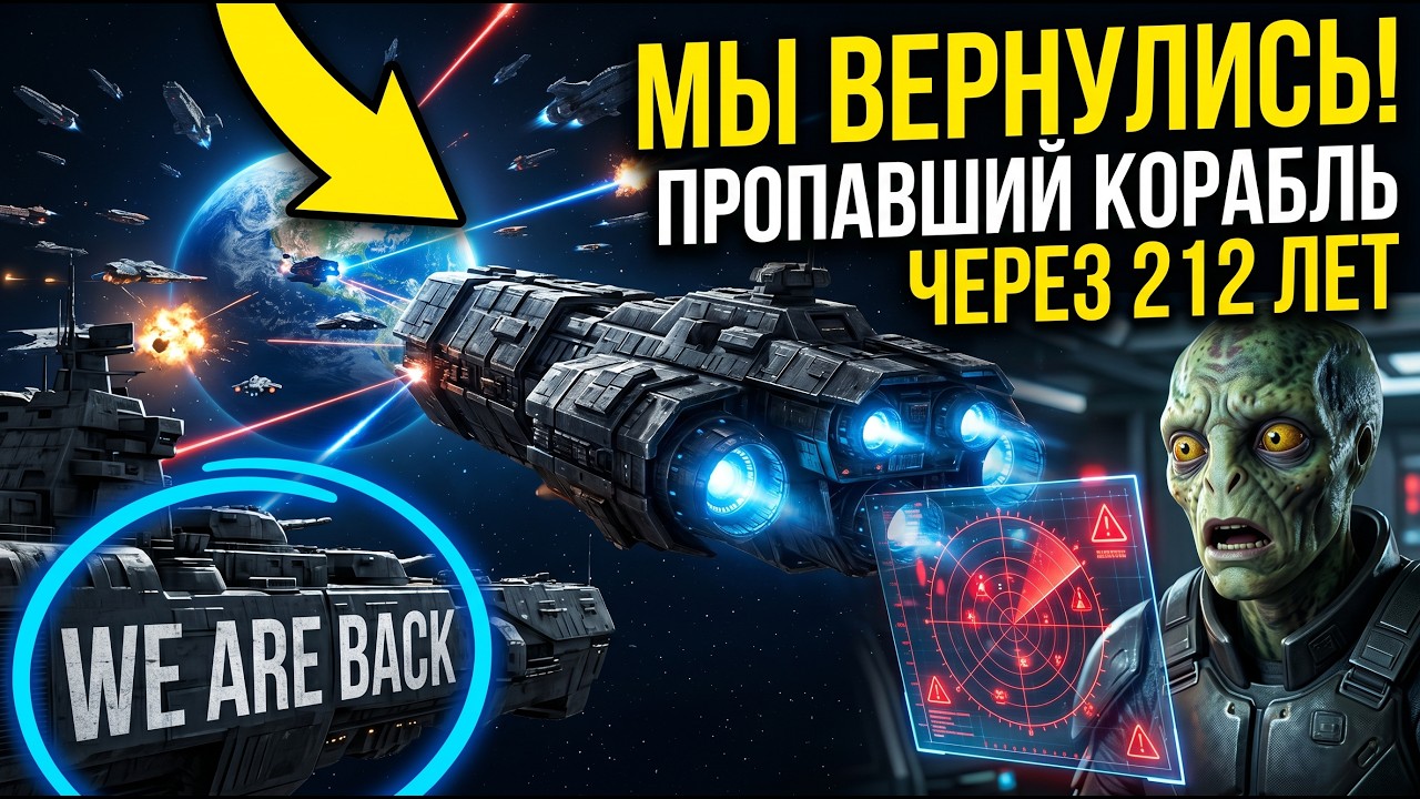 ОНИ ПРОПАЛИ НА 212 ЛЕТ... А ПОТОМ ВЕРНУЛИСЬ С САМЫМ МОЩНЫМ КОРАБЛЁМ В ГАЛАКТИКЕ