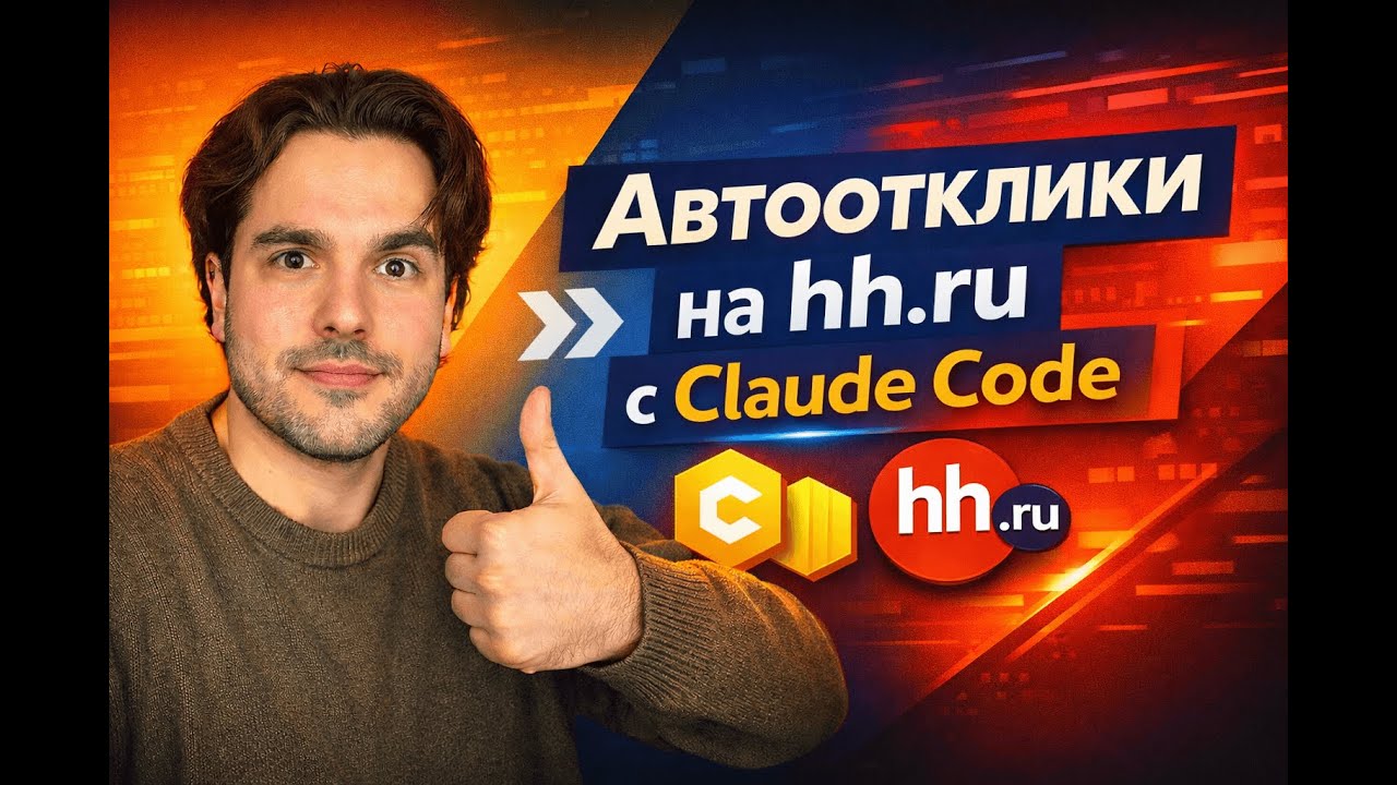 Автоотклики на hh ru с Claude Code смотреть онлайн
