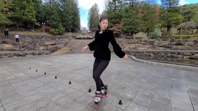 Inline Skate Slalom & Dance Performance смотреть онлайн