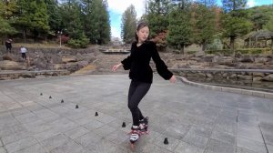 Inline Skate Slalom & Dance Performance