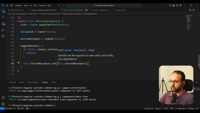 Как создать вложенную боковую панель в Angular 18 с помощью компонентов Material! смотреть онлайн