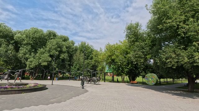 Долгопрудный, парк. GoPro13 на шлеме режим Цифровой объектив ( выравнивание горизонта) смотреть онлайн
