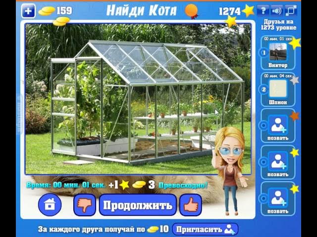 Игра Найди кота Одноклассники как пройти 1271, 1272, 1273, 1274, 1275 уровень, ответы? смотреть онлайн