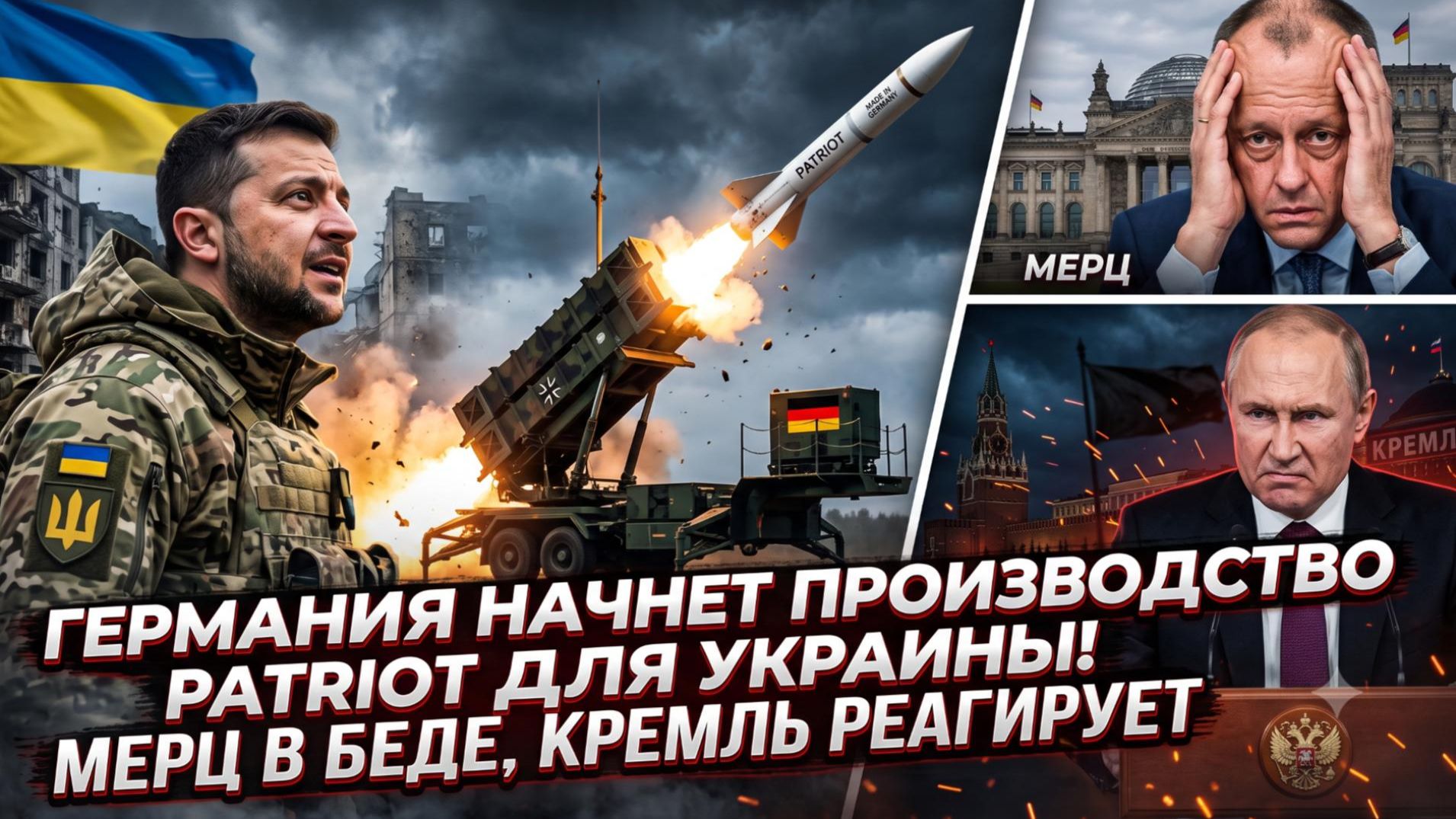 👀 Себастиан Сас | Прямая угроза Москве: Германия вооружает Украину Patriot. Что случилось с Мерцем? смотреть онлайн
