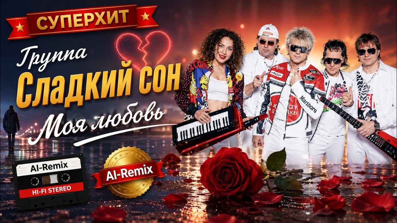 Группа Сладкий сон - Моя любовь AI Cover