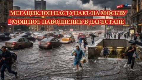 МЕГАЦИКЛОН в России набирает обороты❗ Дагестан опять тонет❗ смотреть онлайн