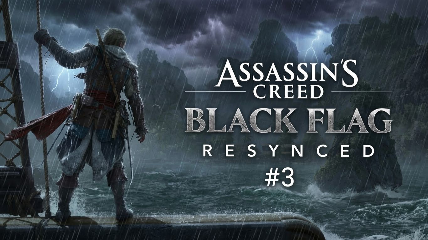 Assassin's Creed Black Flag Resynced Прохождение 3 Ultrawide rtx 5080 смотреть онлайн