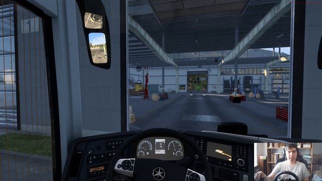 Тест автобуса в TruckersMP