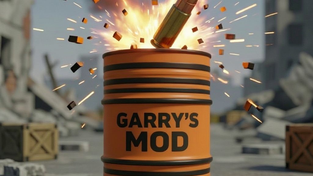 Разные способы взорвать бочки в GARRYS MOD смотреть онлайн