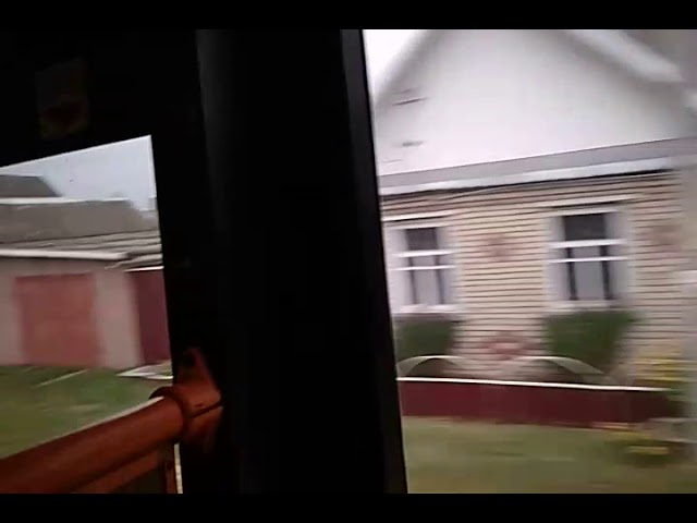 Поездка на автобусе МАЗ 104.021 032719 7 маршрут не успел снять