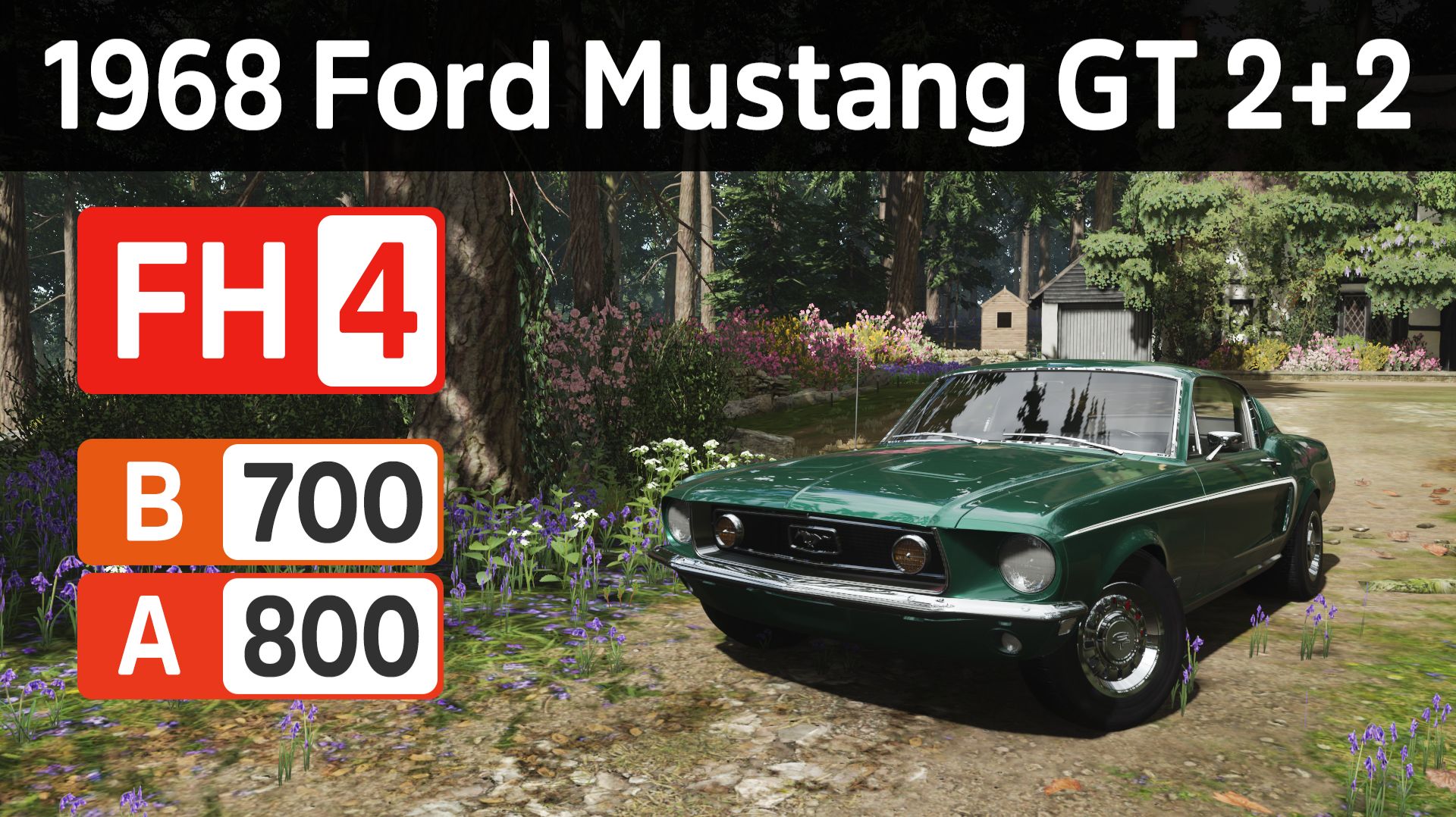 Forza Horizon 4 - 1968 Ford Mustang GT 2+2 Fastback