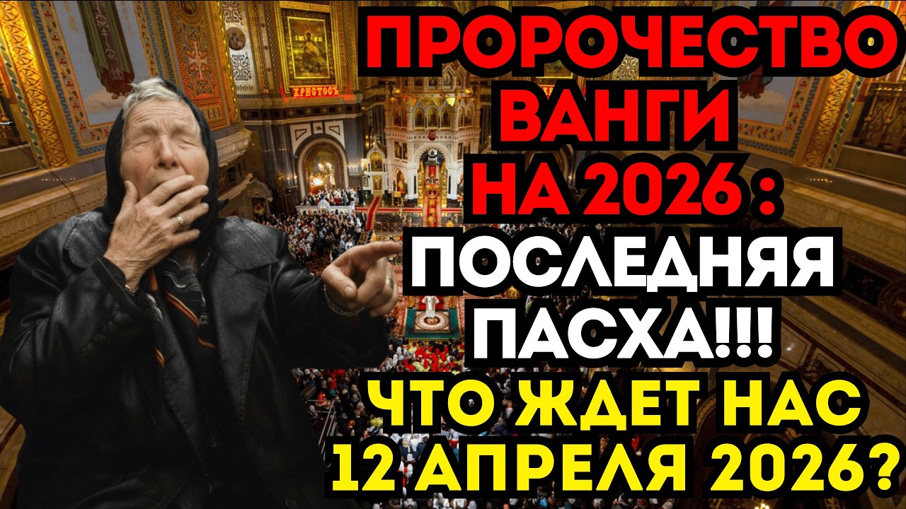 Ванга плакала, когда предсказывала события 12 апреля 2026: Последняя Пасха и Что Нас Ждет? смотреть онлайн