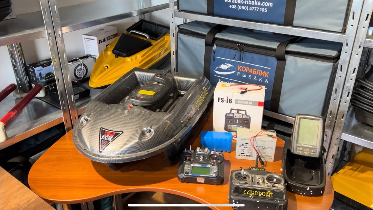 Установка GPS автопилота на кораблик для рыбалки Carpboat 🔋 Установили аккумулятор на 24 000 mAh смотреть онлайн