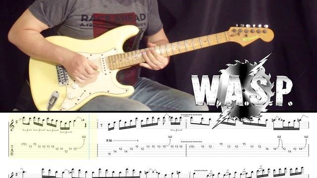W.A.S.P. - Miss You All SOLOS. Video Tabs смотреть онлайн