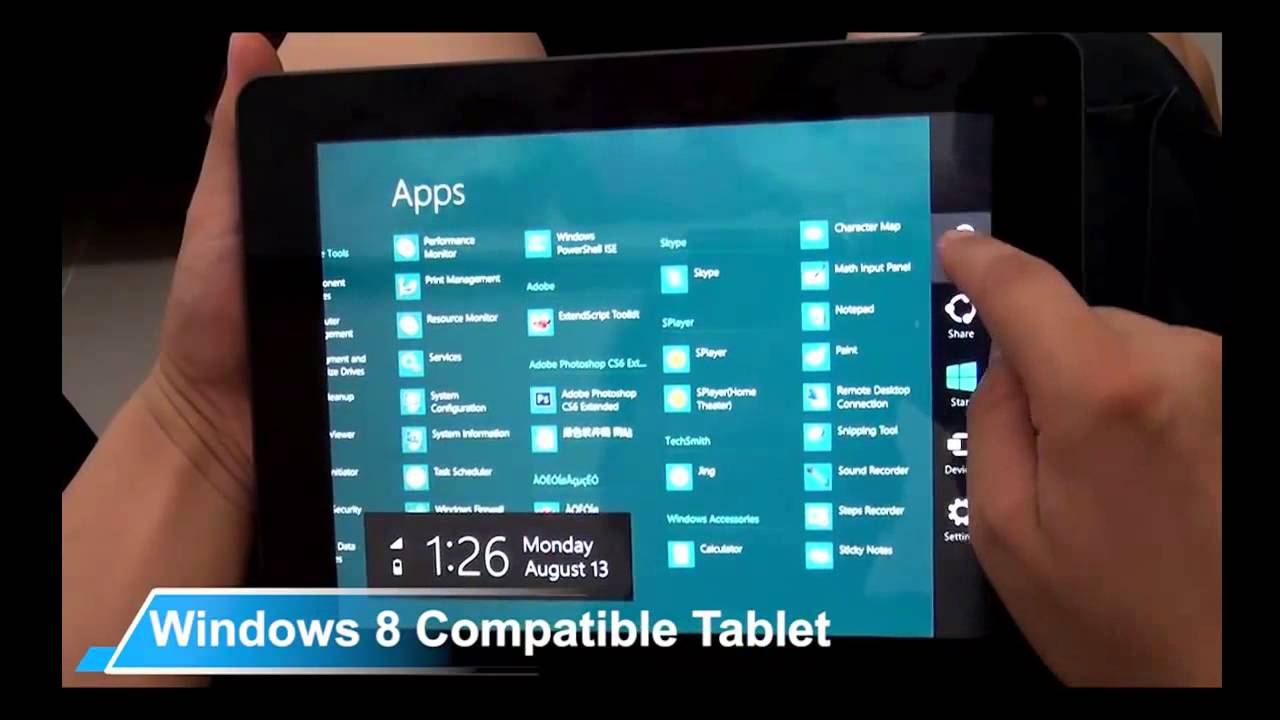 Планшет 9,7' HD, Intel Dual Core, 32Гб Win8 совместимый