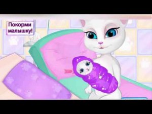 Беременная Кошка Анжела Стала Мамой
