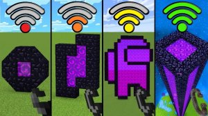 Все порталы в Нижний мир со случайным Wi-Fi в Minecraft Experiment
