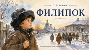 ФИЛИПОК. Л. Н. Толстой. О мальчике, мечтающем пойти в школу. Думающие сказки для детей.