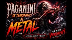 PAGANINI TRANSFORMS INTO METAL 🔥 _ Dark Metal Fusion with Virtuoso Violin _ Infinite Classics