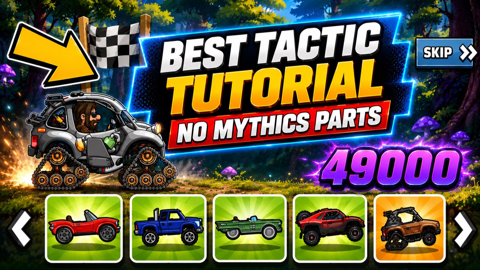 ✅ 49000 TUTORIAL ✅ (For Those About To Drive) - Hill Climb Racing 2 смотреть онлайн