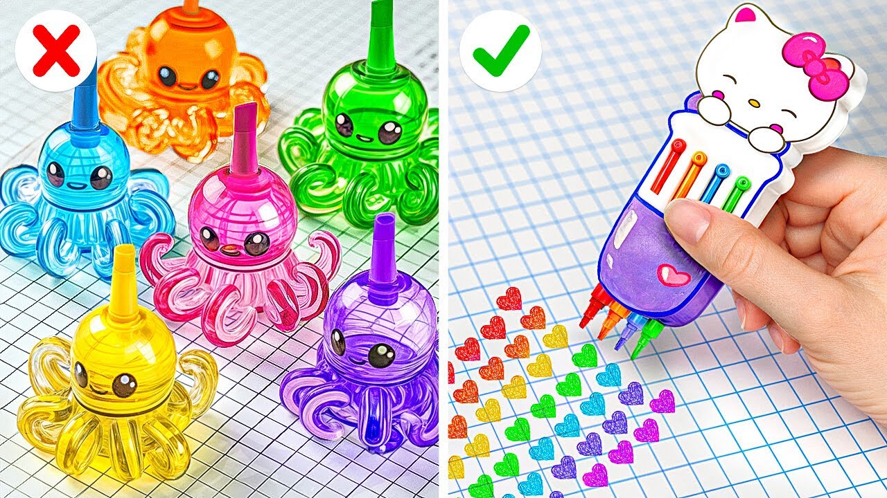 НОВИНКА 123 GO! Потрясающие школьные хитрости и гаджеты, которые вы захотите узнать раньше! 🎒✨