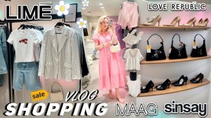 БОЛЬШОЙ ШОППИНГ VLOG!✨🎧 Собираемся в Питер! MAAG, LIME, Vilet, SINSAY, Love Republic