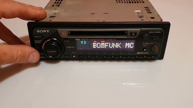Sony MDX-C7890R - Car Radio Mini Disc Player