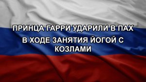 Принца Гарри ударили в пах в ходе занятия йогой с козлами