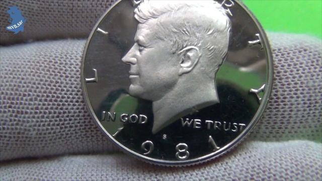 США .50 центов 1981 года .Кеннеди. двор S.#997 США .50 центов 1981 года .Кеннеди. двор S.#997