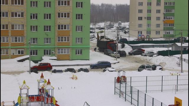Городская жизнь двора.Рязанская область.27.02.2026.