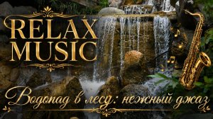 RELAX | ЗВУКИ ПРИРОДЫ И НЕЖНЫЙ ДЖАЗ — ЛЕСНОЙ ВОДОПАД, ПЕНИЕ ПТИЦ И МУЗЫКА ДЛЯ СПОКОЙСТВИЯ И ГАРМОНИИ