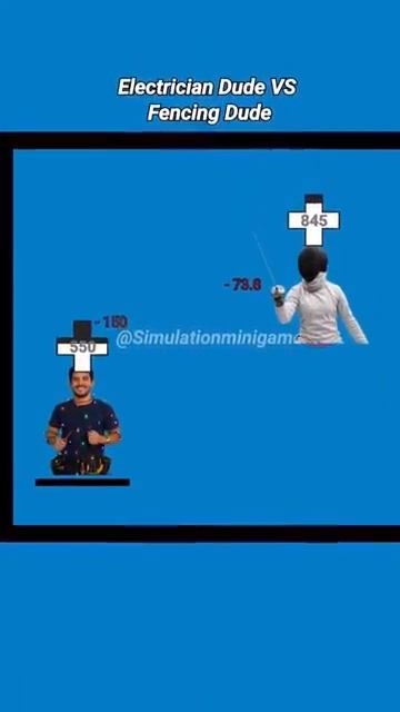 Electrician Dude vs Fencing Dudegamesimulation