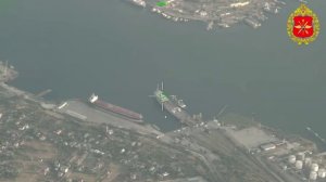 Поражение объектов ВСУ в порту Черноморска