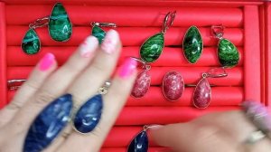 Каменная лавка ( кольца распродажа, наборы в нейзильбере, кулоны, серьги 2 часть)