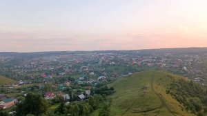 малая родина на закате