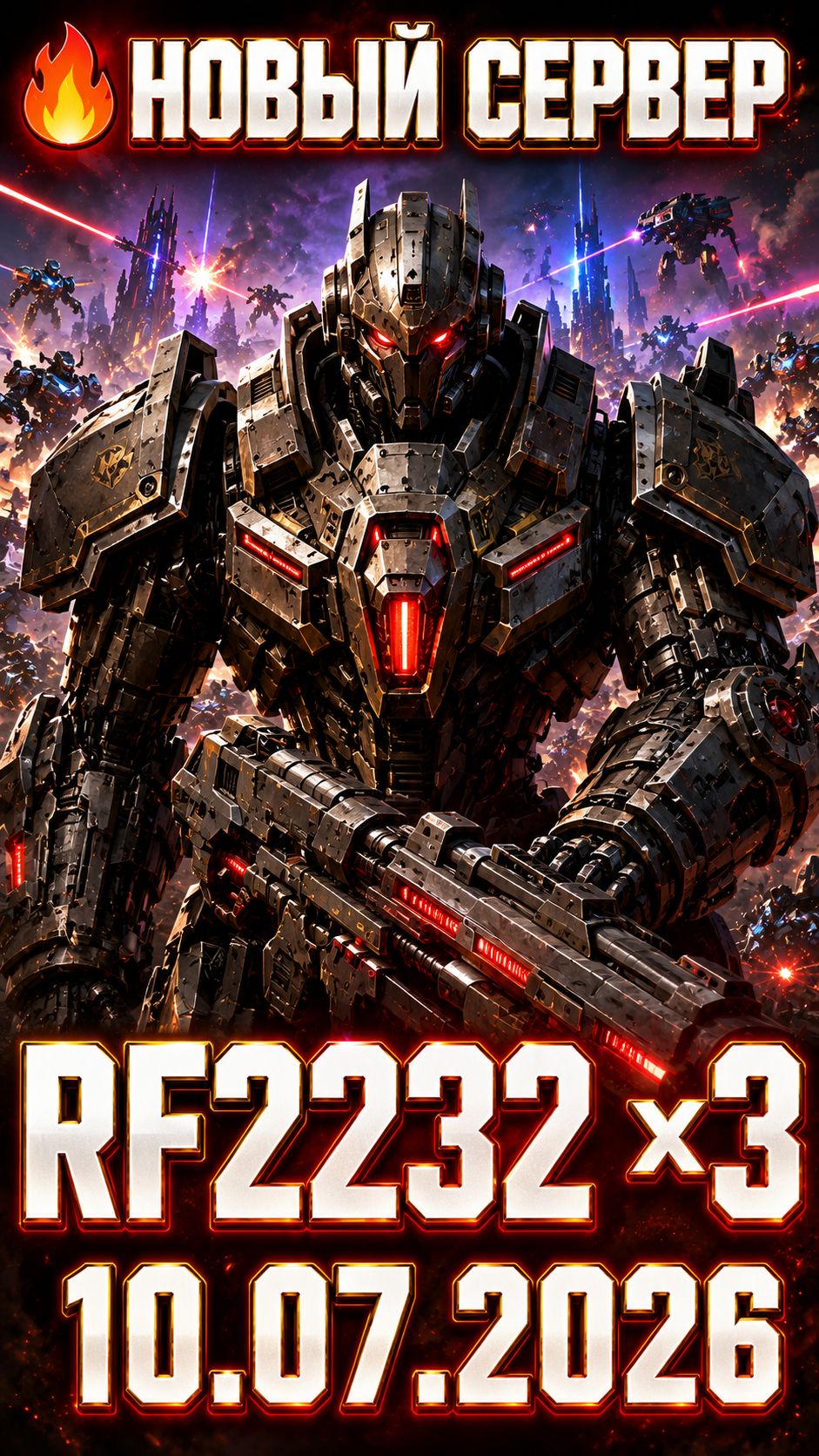 🔥 RF2232 x3: НОВЫЙ СЕРВЕР RF ONLINE! 🔔 ОТКРЫТИЕ УЖЕ 10.07.2026 🔥 #shorts