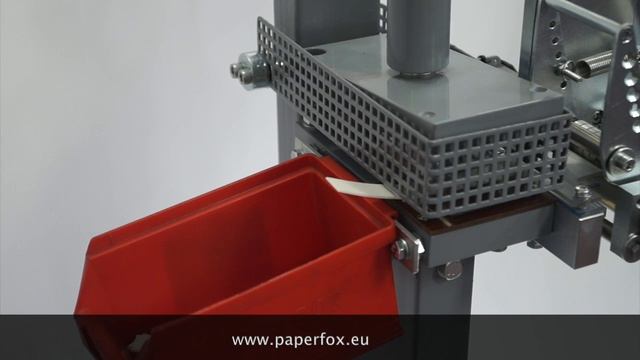 Paperfox MPETF-80 прототип высечного пресса с узлом протяжки ленты