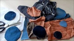 Переделки из старой одежды рваный пэчворк. Рисую лоскутами.