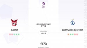 ВЫМПЕЛ × Школа Динамо Воронеж. Лига выходного дня