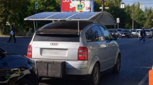 😅 На дорогах России замечены Ауди с мангалом. «Сложности с топливом? Не слышал, у меня солнечная ба