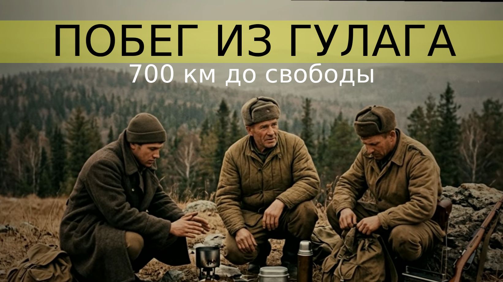 Побег из ГУЛАГа - три зека семьсот километров тундры до свободы