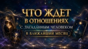 ЧТО ЖДЕТ В ОТНОШЕНИЯХ С ЗАГАДАННЫМ ЧЕЛОВЕКОМ В БЛИЖАЙШИЙ МЕСЯЦ?