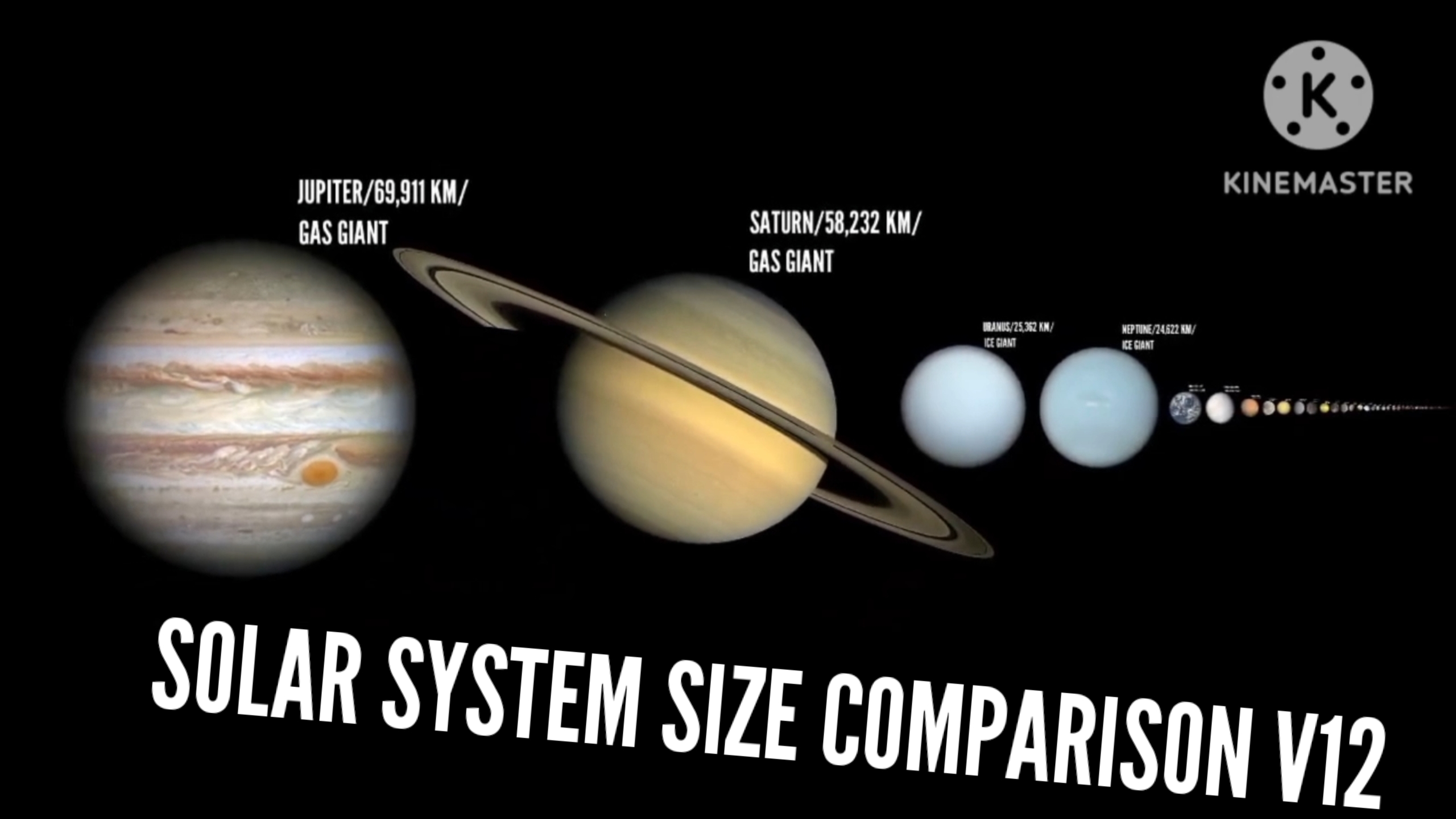 Solar System Size Comparison V12 смотреть онлайн