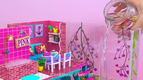 Мини домик из картона и бумаги❤️ DIY поделки детям